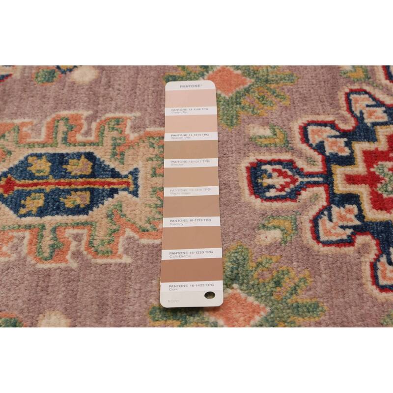 ECARPETGALLERY Hand-knotted Uzbek Ghazni Brown Wool Rug - 2'9 x 6'6