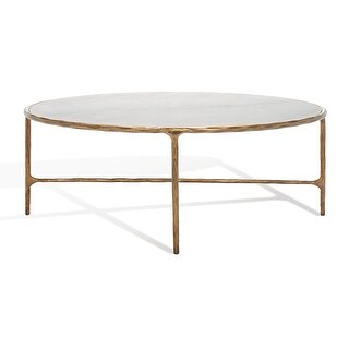 SAFAVIEH Couture Jessa Oval Metal Coffee Table - 40"W x 30"D x 15"H