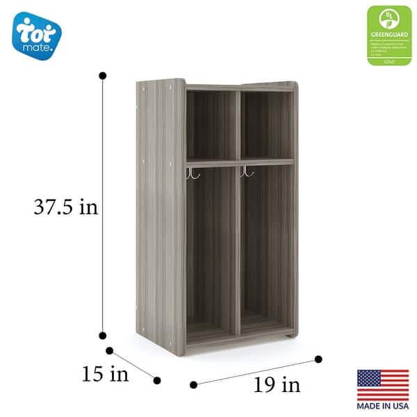 Tot Mate 2-Section Wall Locker