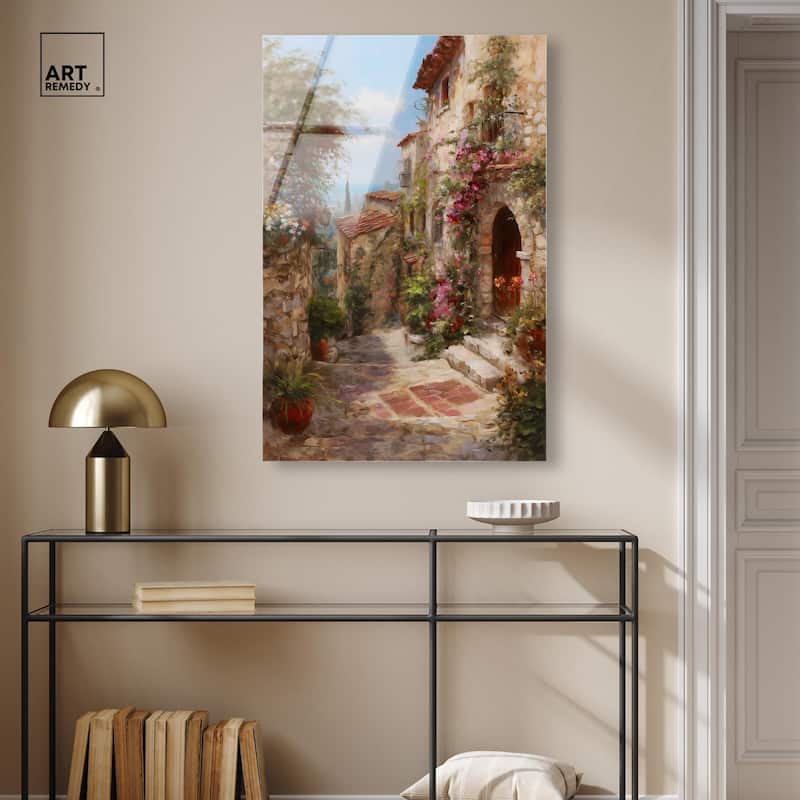 Mediterranean Charm I Acrylic by Art Remedy, Ready to Hang