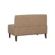 preview thumbnail 13 of 31, Allard Upholstered/Faux Leather Modern Farmhouse Nook Bench