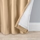 preview thumbnail 20 of 25, Premium Velvet Rod Pocket W Woven Blackout Liner and Back Tab Curtain Panel