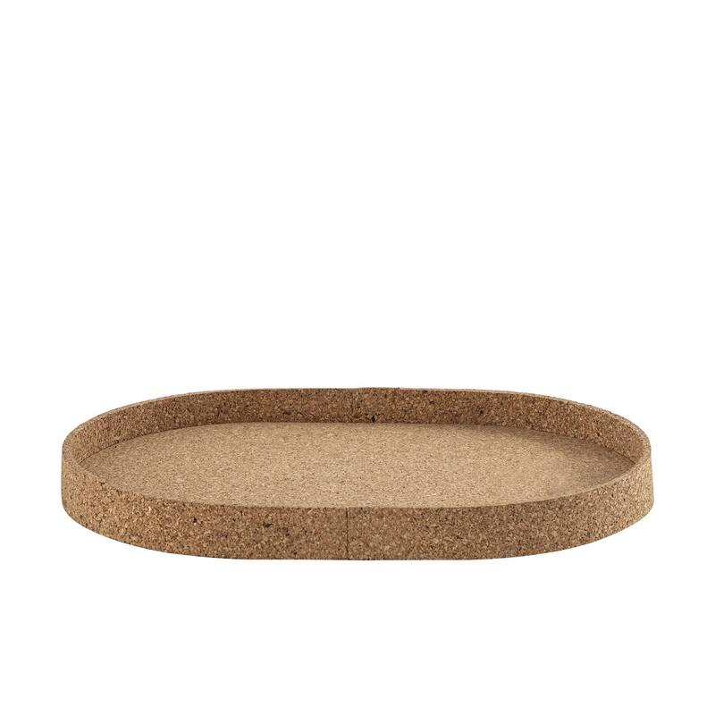 Oval Cork Tray Lg
