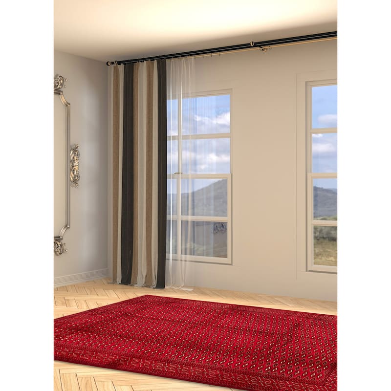 ECARPETGALLERY Hand-knotted Teimani Red Wool Rug - 9'9 x 12'7
