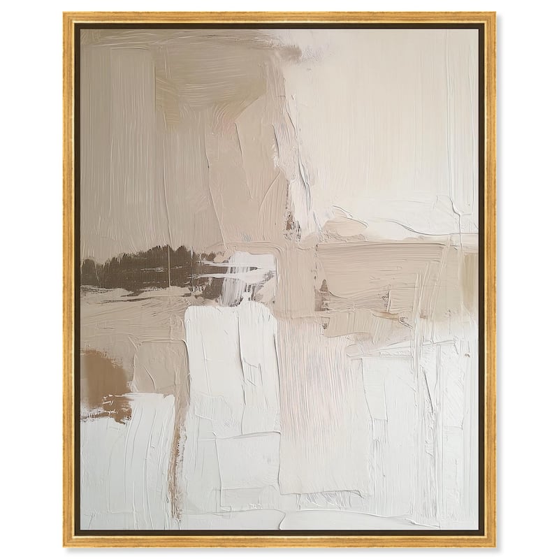 Subtle Earth Tones I Canvas by Art Remedy - 16" x 20" - Gold