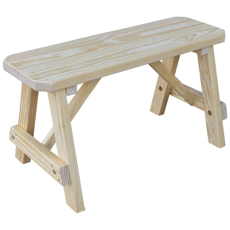 Pine 3' Traditional Bench