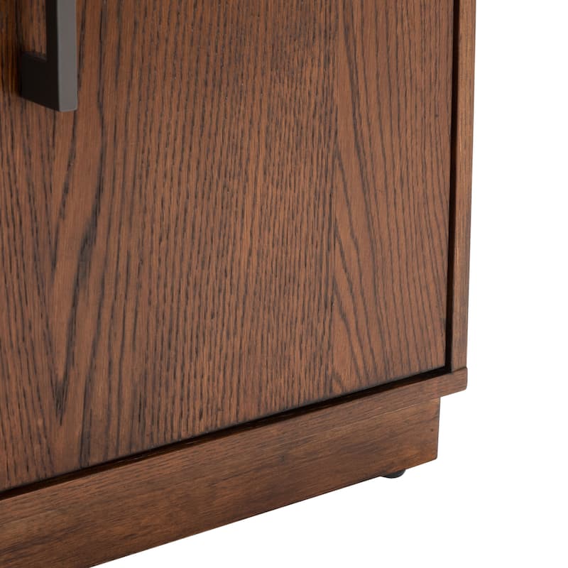 SAFAVIEH Couture Amadea 4 Door Media Stand - 58 In W x 17 In D x 24 In H - 58Wx24Dx17H