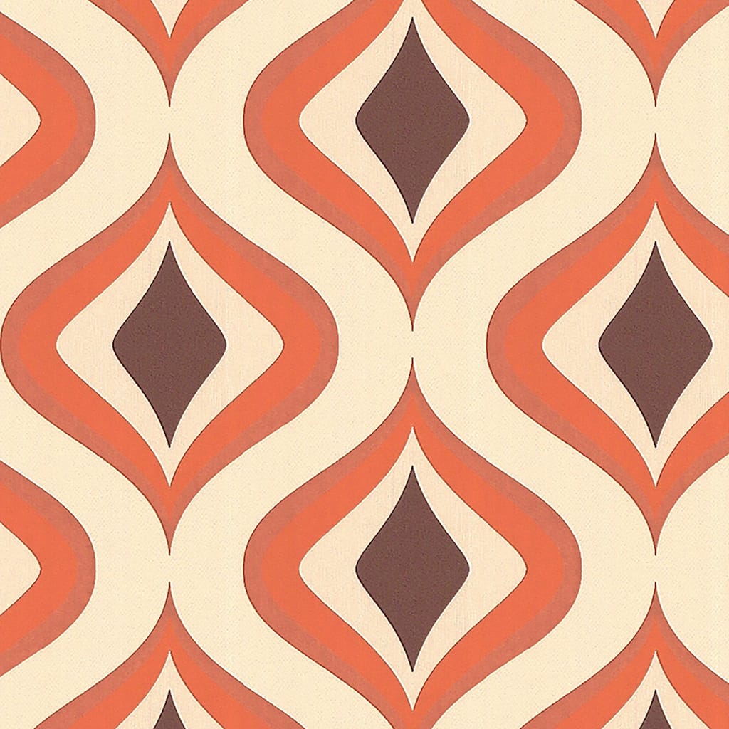Trippy Orange Wallpaper