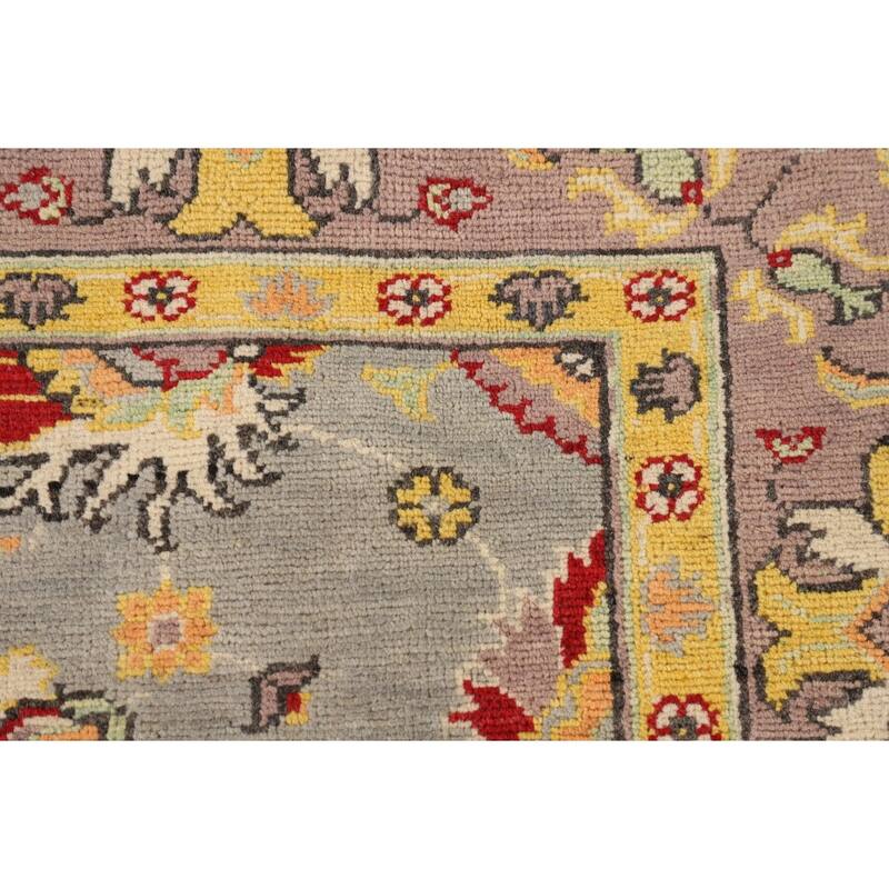 Kazak Oriental Area Rug Handmade Geometric Wool Carpet - 5'3" x 6'7"