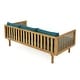 preview thumbnail 19 of 34, Aidan Farmhouse Outdoor 3 Seater Daybed with Fabiric Cushion by Christopher Knight Home