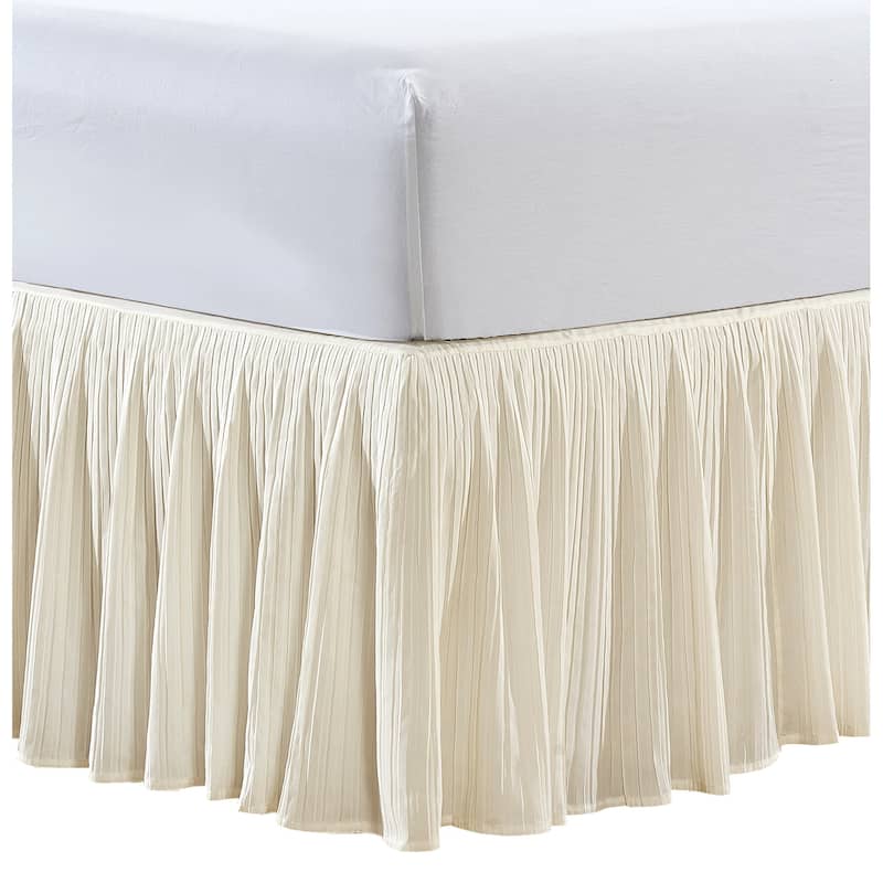 Serenta 18 Inch Drop Diamond Square Matching Bed Skirt