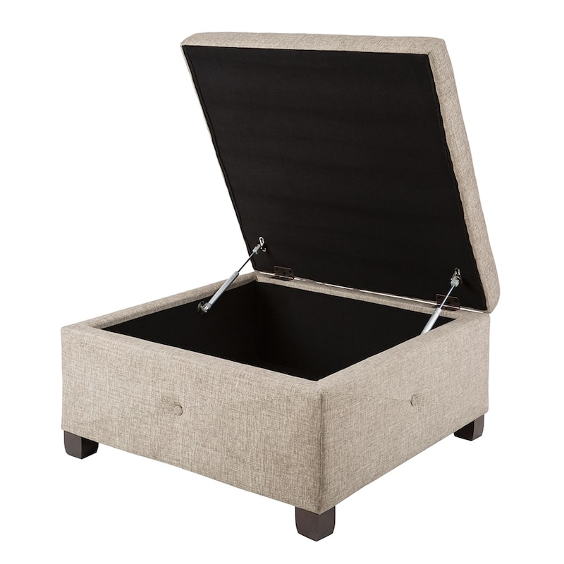 Durable Soft Close Storage Ottoman with Smooth Operation