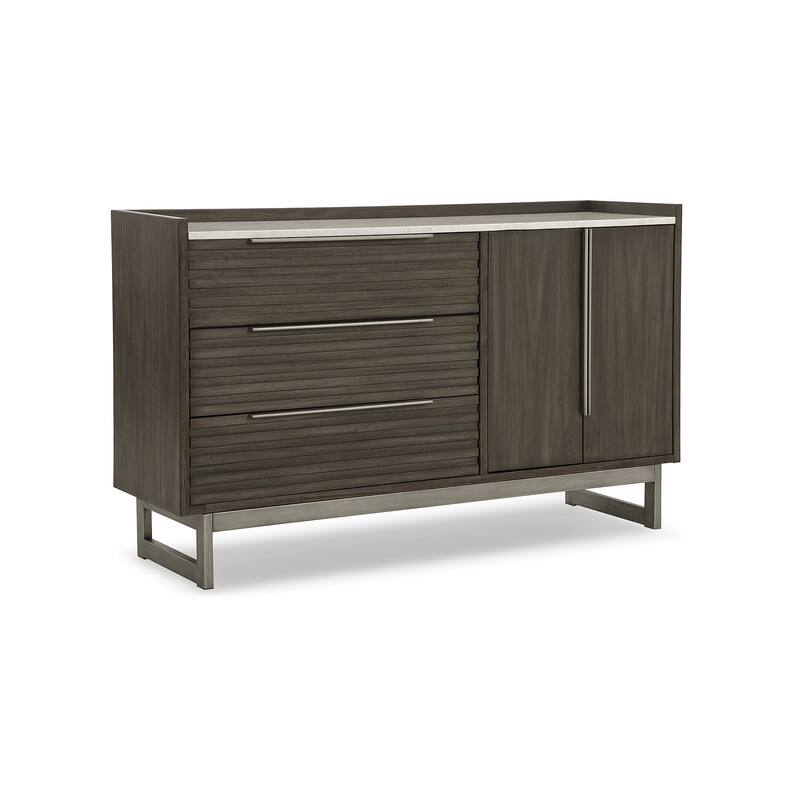 Signature Design by Ashley Arkenton Brown/White Dresser