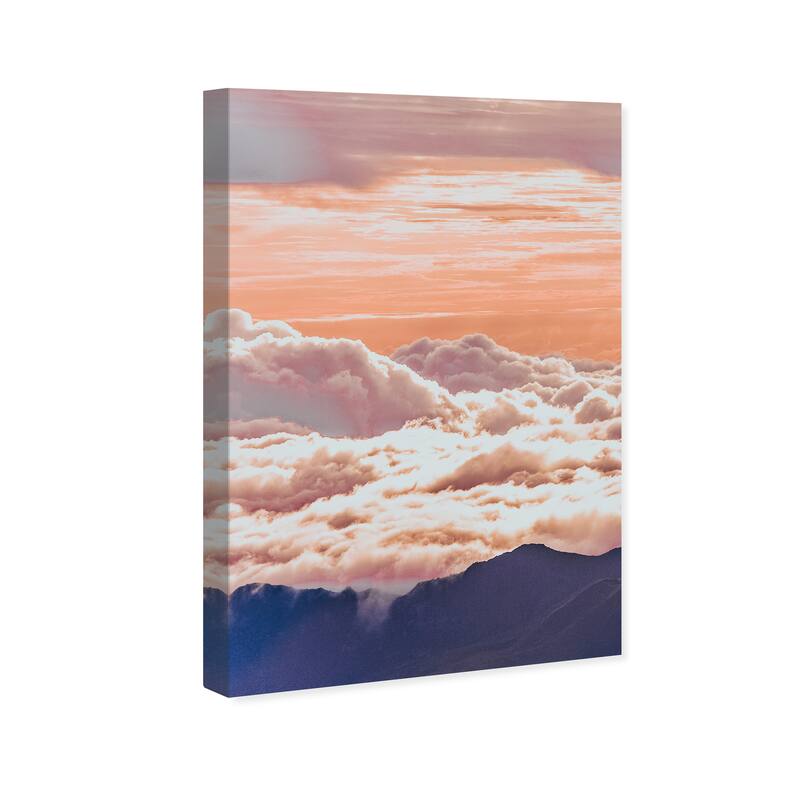 Wynwood Studio Canvas Nature and Landscape There up Beautiful Orange Modern & Contemporary Wall Art Canvas Print