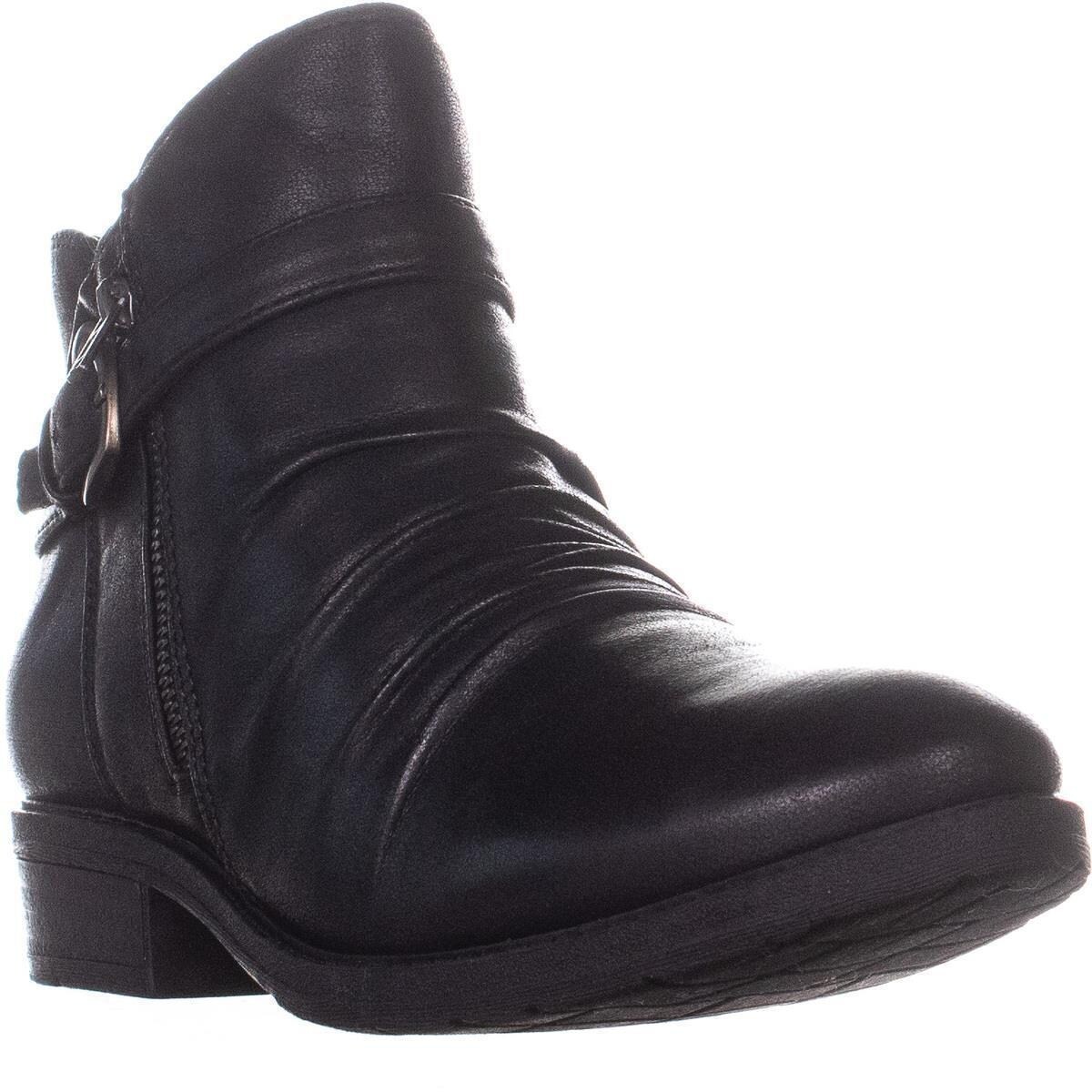bare traps black ankle boots