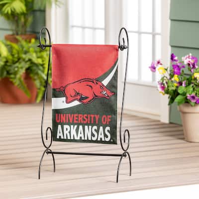 University of Arkansas Burlap Flag Garden Size