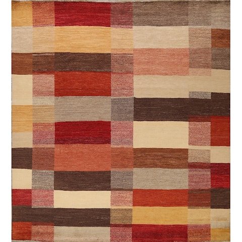 Gabbeh Kashkoli Oriental Area Rug Wool Hand-knotted Bedroom Carpet - 10'0" x 10'2" Square