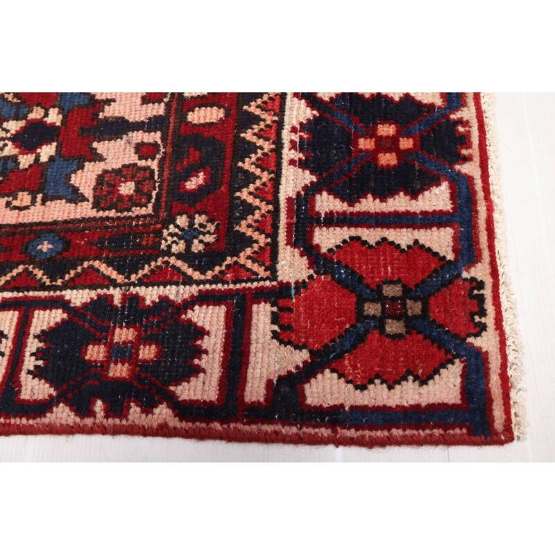 ECARPETGALLERY Hand-knotted Kayseri Vintage Red Wool Rug - 3'7 x 6'9