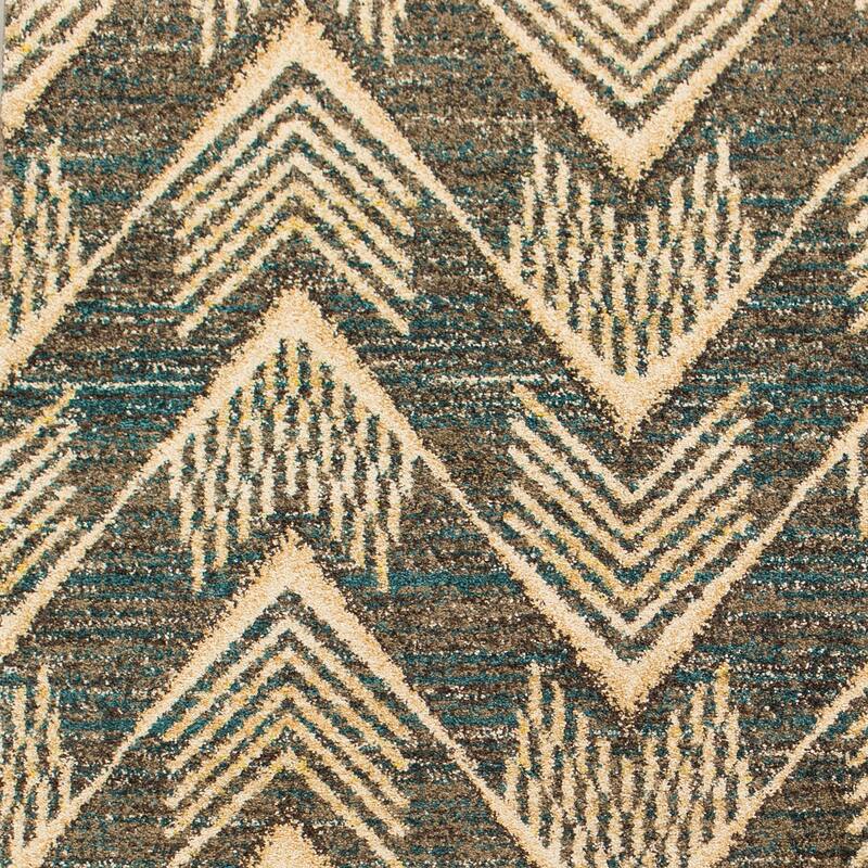 Domani Catalonia Grey Tribal Arrow Area Rug