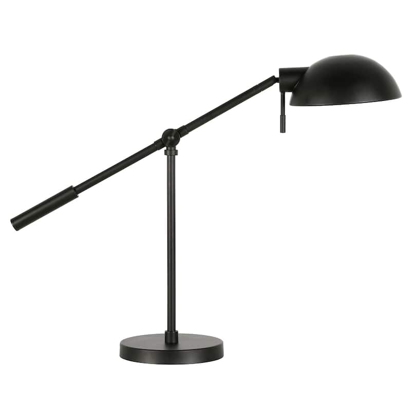 Dexter 23.25" Tall Boom Arm Table Lamp with Metal Shade