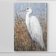 preview thumbnail 4 of 8, White Heron II -Premium Gallery Wrapped Canvas