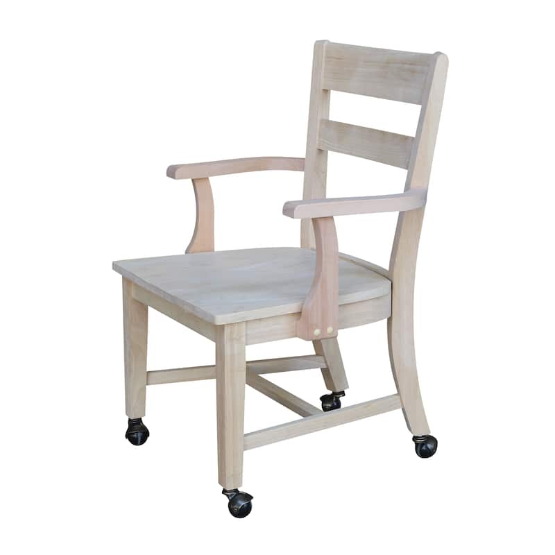 International Concepts Dining Chair with Casters