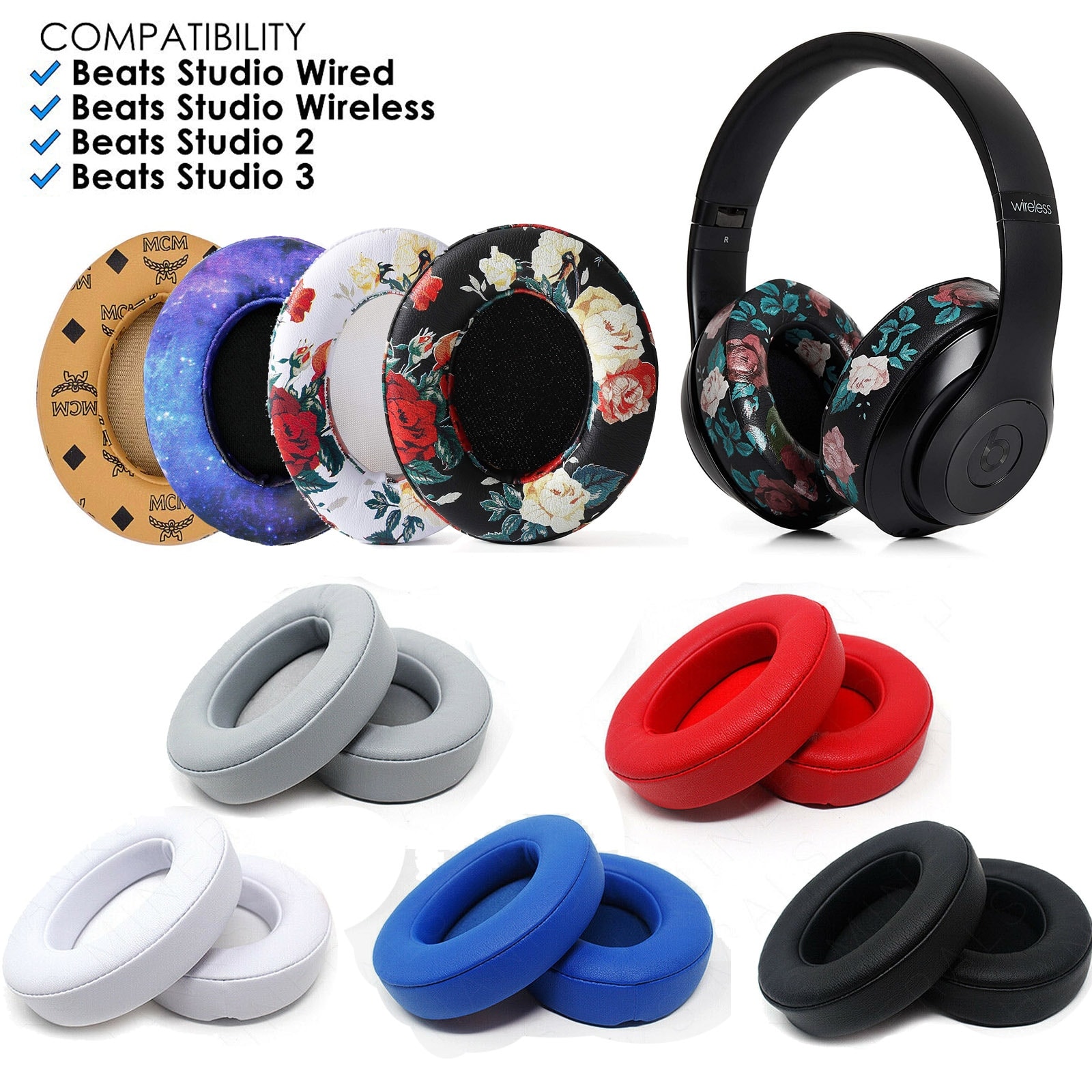 beats studio wireless ear cushion replacement