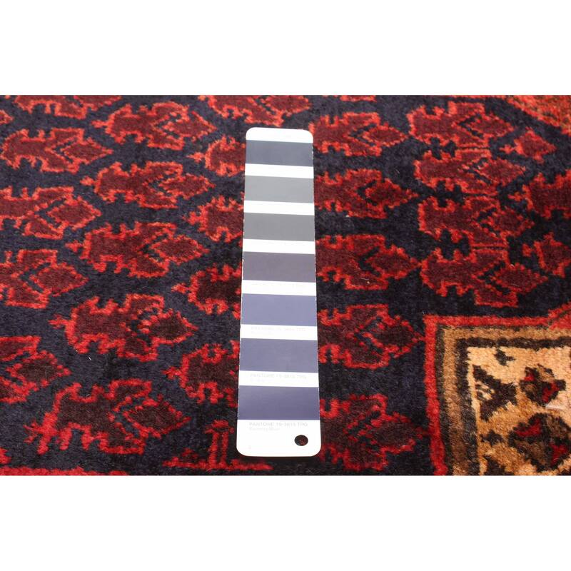 ECARPETGALLERY Hand-knotted Teimani Dark Navy Wool Rug - 2'10 x 4'9