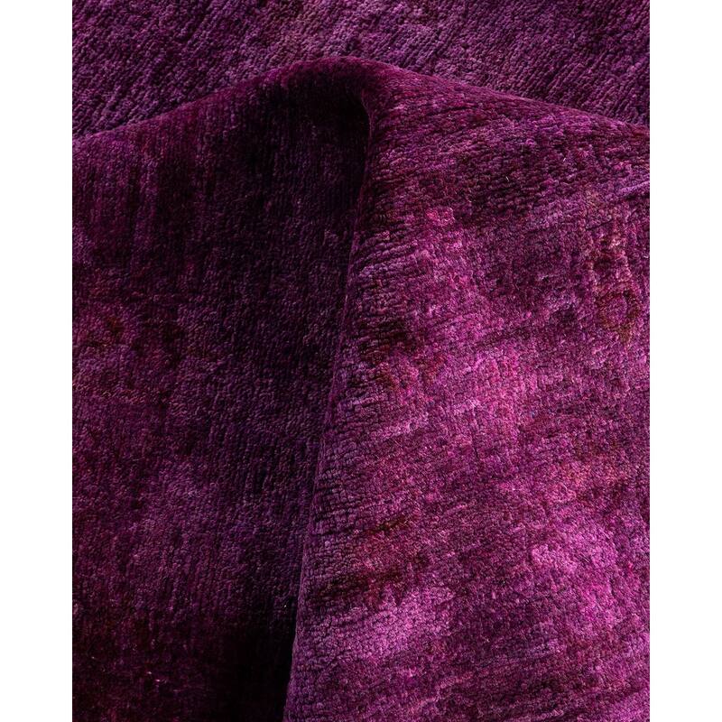 Vibrance One-of-a-Kind Hand-Knotted Area Rug - Pink, 6' 1" x 8' 10" - 6' 1" x 8' 10"