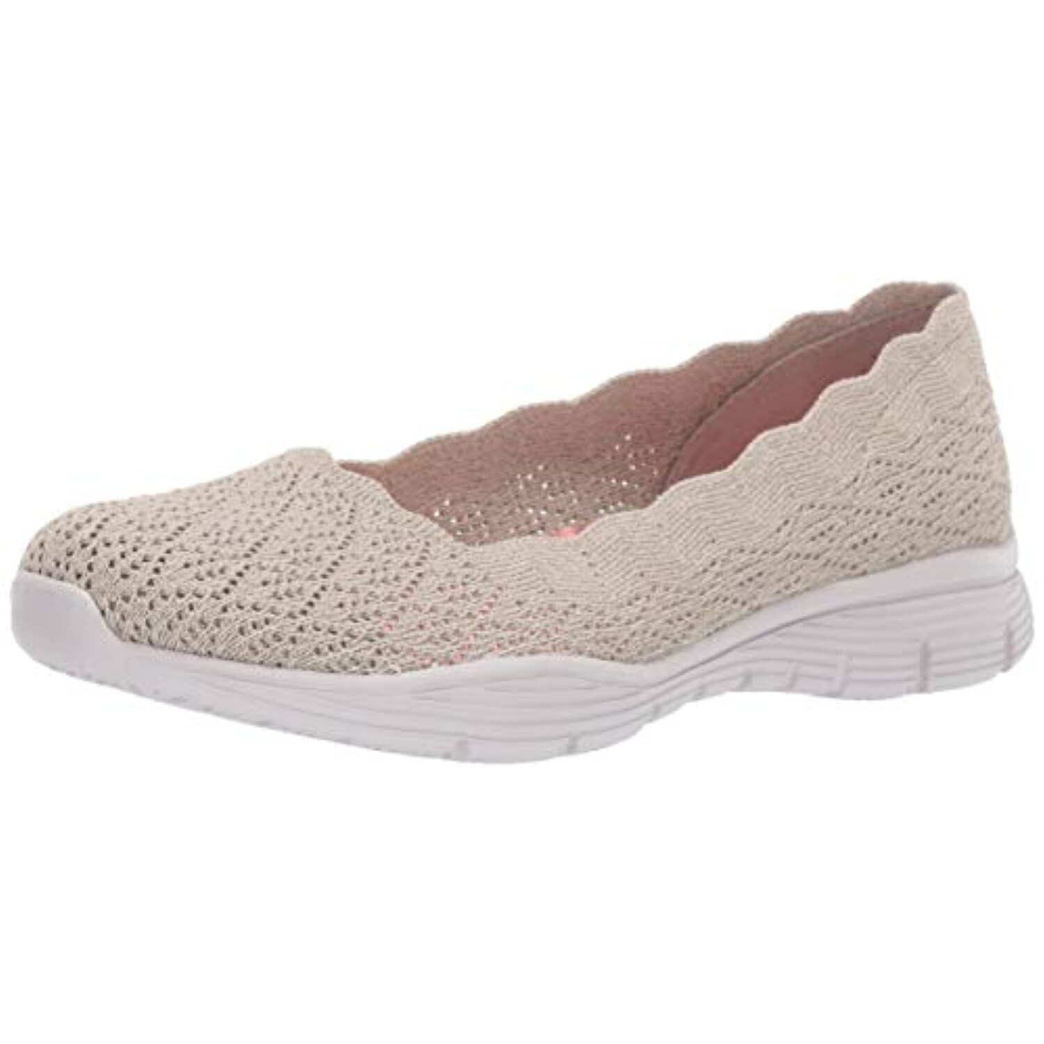 skechers knit flats