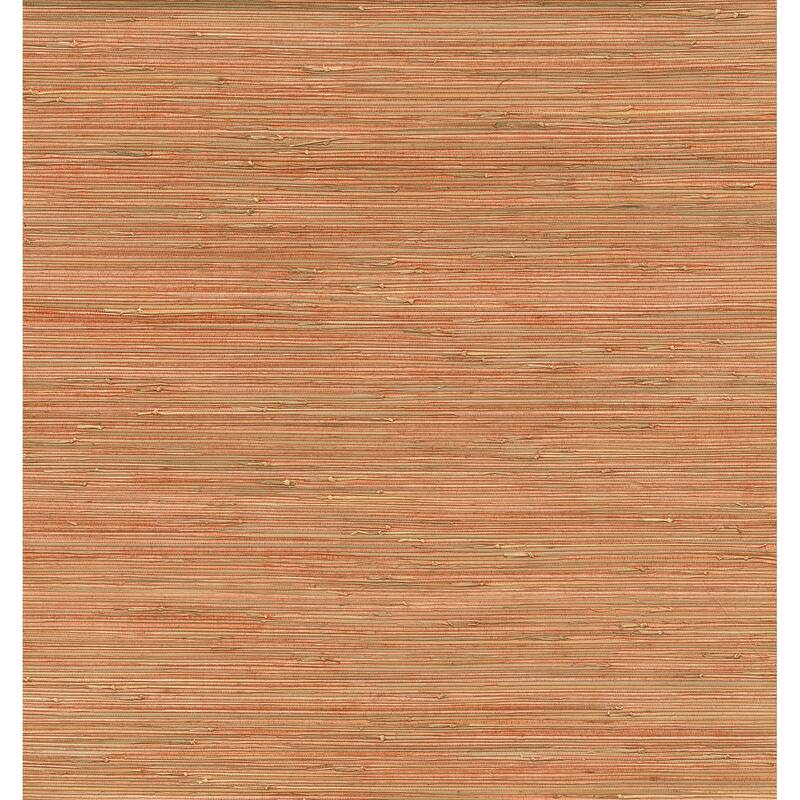 A-Street Prints Shuang Coral Handmade Grasscloth Wallpaper