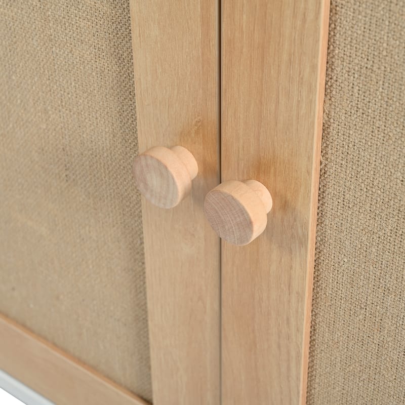 Anmytek Cat Litter Box Furniture Multi Functional Storage Cabinet with Scratching Post Hidden Enclosure Modern