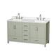 Option Light Green / Giotto Quartz Top / Brushed Nickel