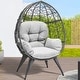 preview thumbnail 6 of 13, Egg chair with bracket
