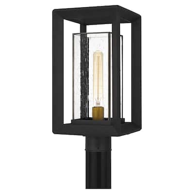 Infinger Outdoor Post Lantern - Earth Black