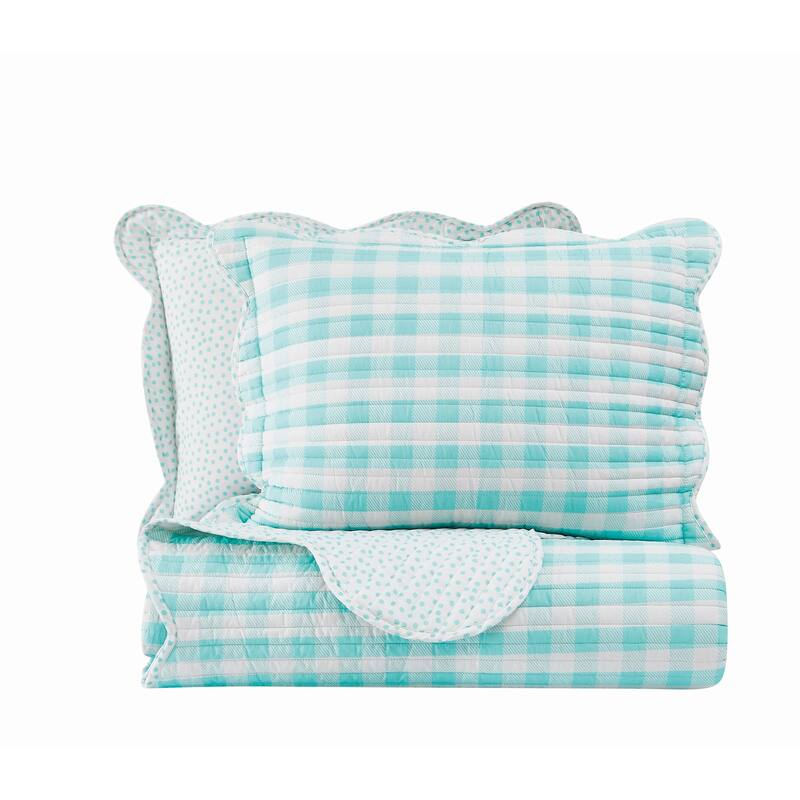 Scout Barnaby Checkham Quilt Set - Full - Queen