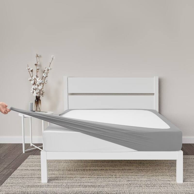 HIgh Stretch Jersey Knit Wrap Around Box Spring Cover