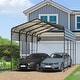 preview thumbnail 77 of 81, Heavy-Duty Metal Carport with Upgraded Galvanized Steel Roof – Ideal Shelter for Cars, Boats, and Tractors 14'x20' - Curved Roof