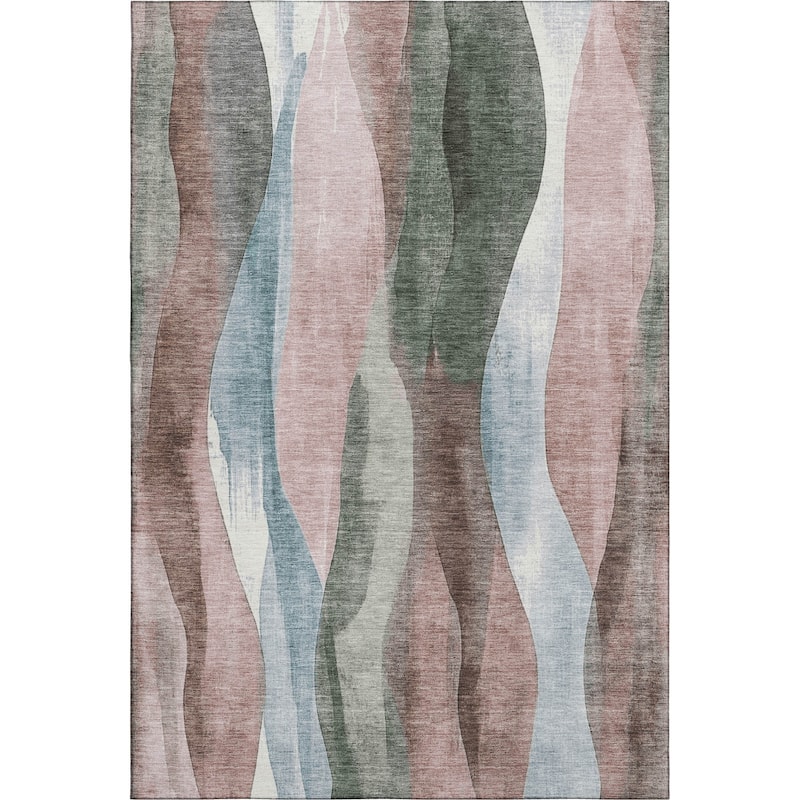 Premium Washable Super Soft Modern Stripe Mayfield Rug