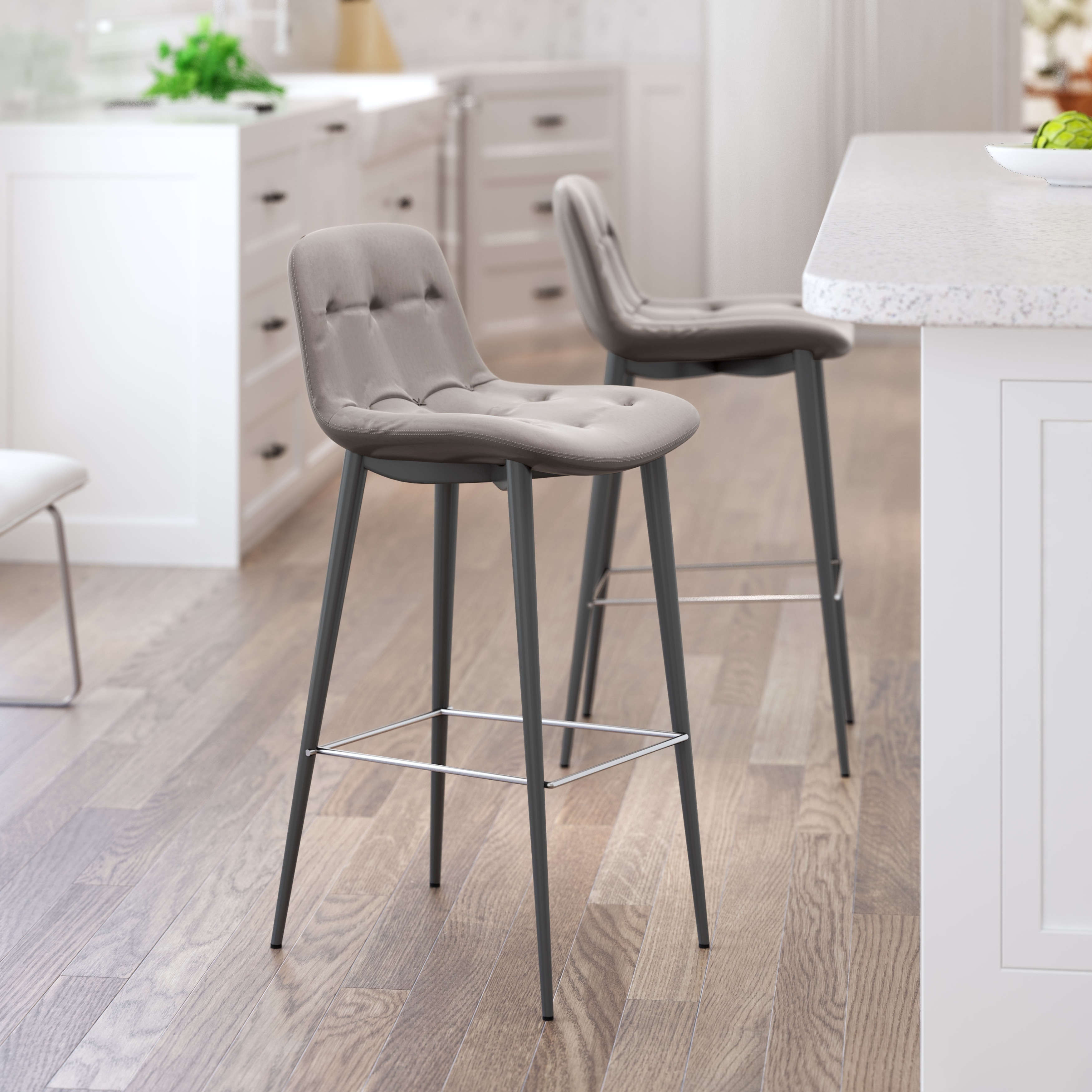 Taupe Counter and Bar Stools Bed Bath Beyond
