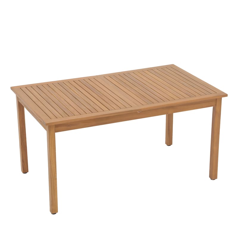 Outdoor Expandable Acacia Wood Dining Table