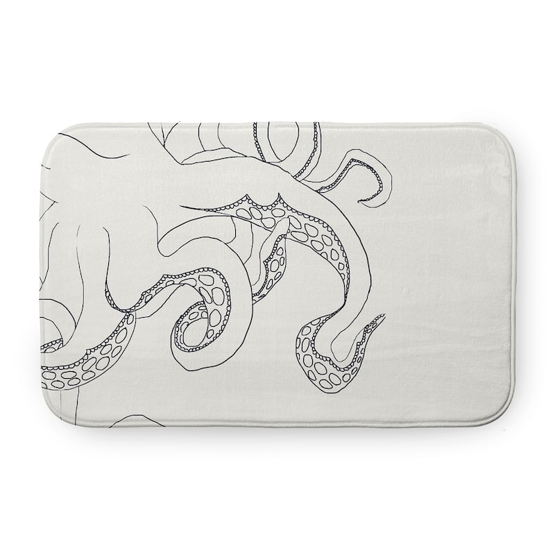 Gus Bathmat - 34" x 21" - White