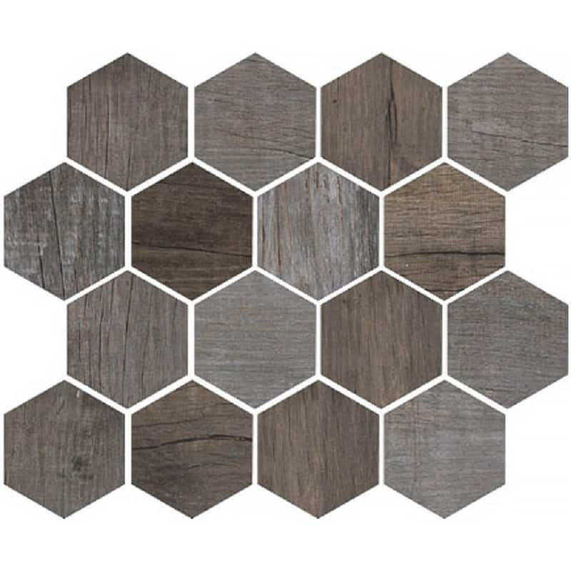 Apollo tile 10" x 12" Harlan Matte Ash Gray Porcelain Tile (4.02 sq ft/case) - 5 Pack