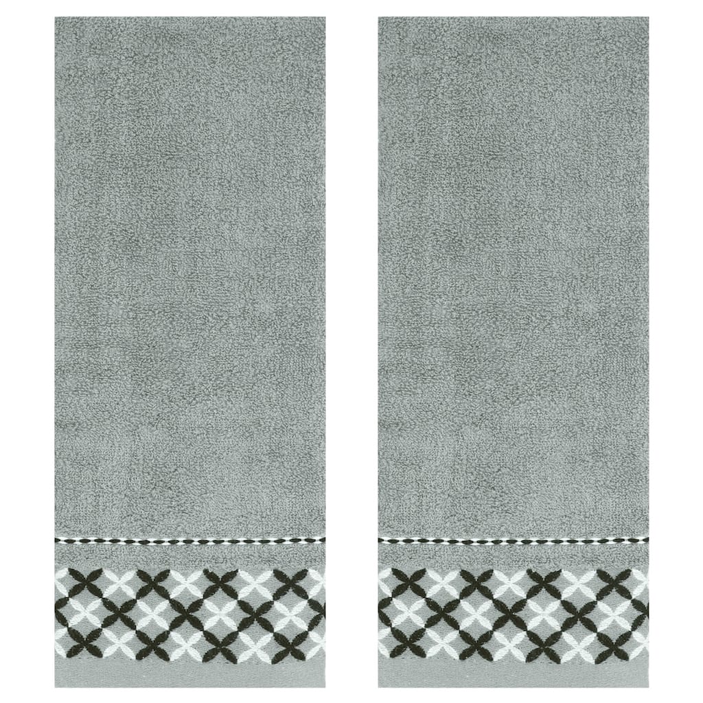 Cute Pattern Decorative Hand Towel Set, Lightweight, Absorbent Bathroom Hand Towels 14 x 30 Inches