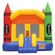 preview thumbnail 3 of 7, Commercial Crayon Bounce House with Blower
