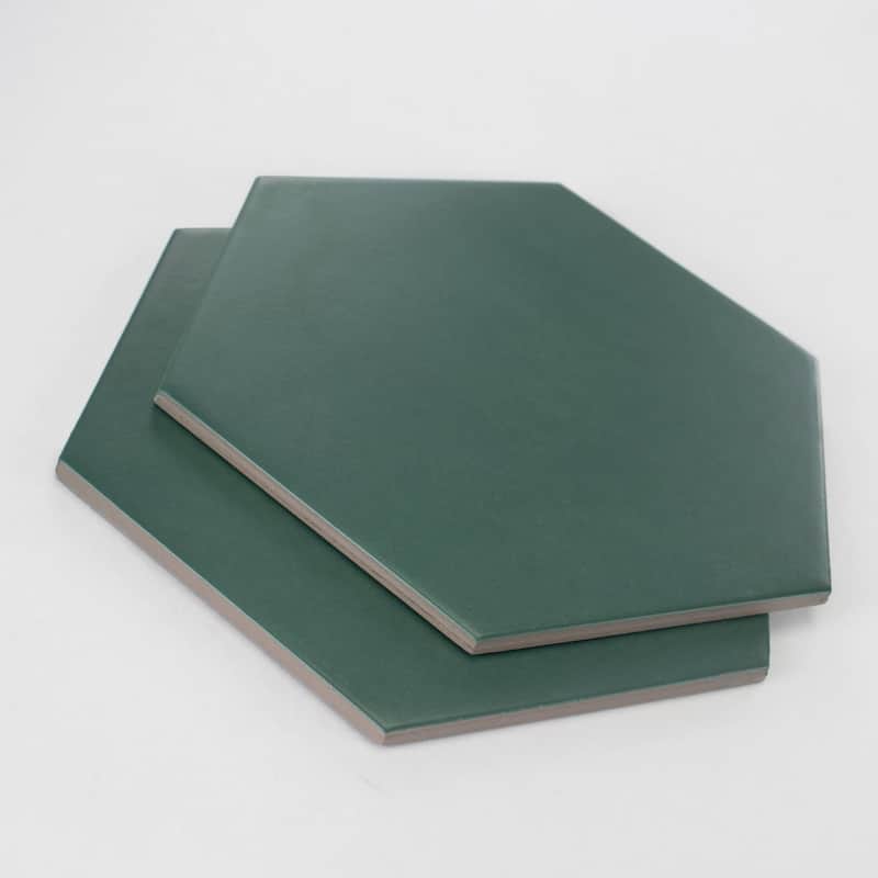 Honeycomb Hexagon 9 in. x 10 in. Glazed Porcelain Wall and Floor Tile