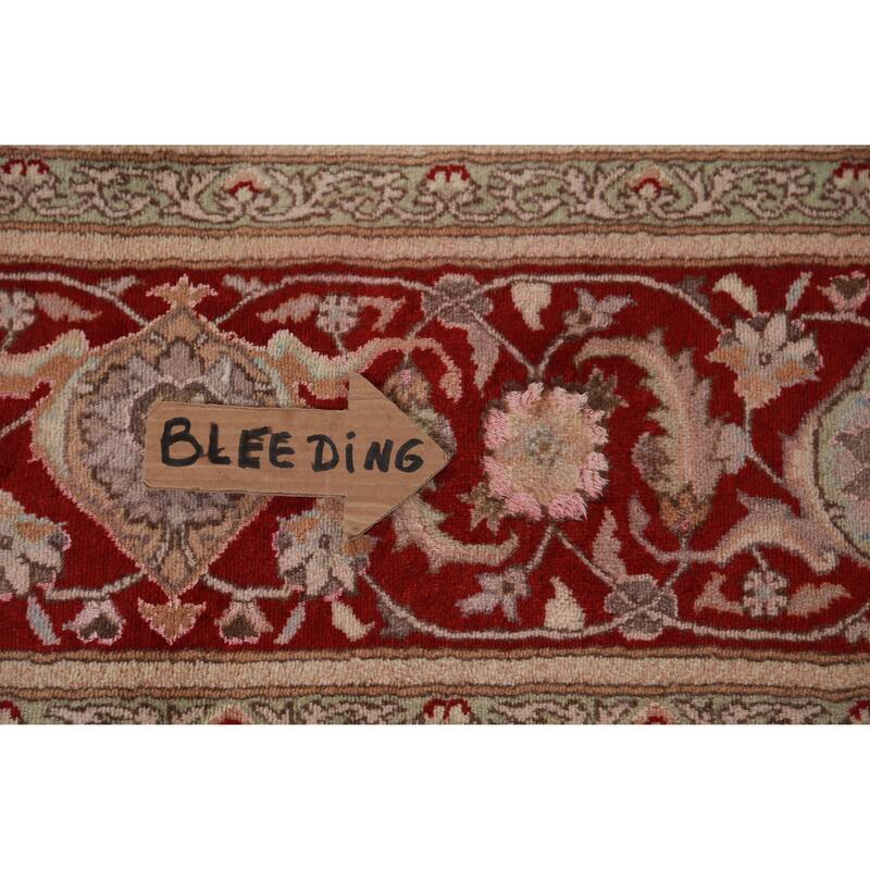 Medallion Tabriz Mahi Oriental Large Rug Handmade Wool Carpet - 10'2"x 14'3"