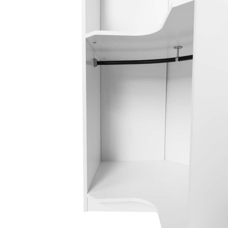 Polygon Corner Wardrobe