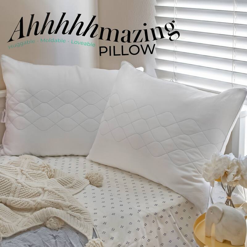 Ahhhhhmazing Cozy & Soft Down Alternative Pillow - Jumbo