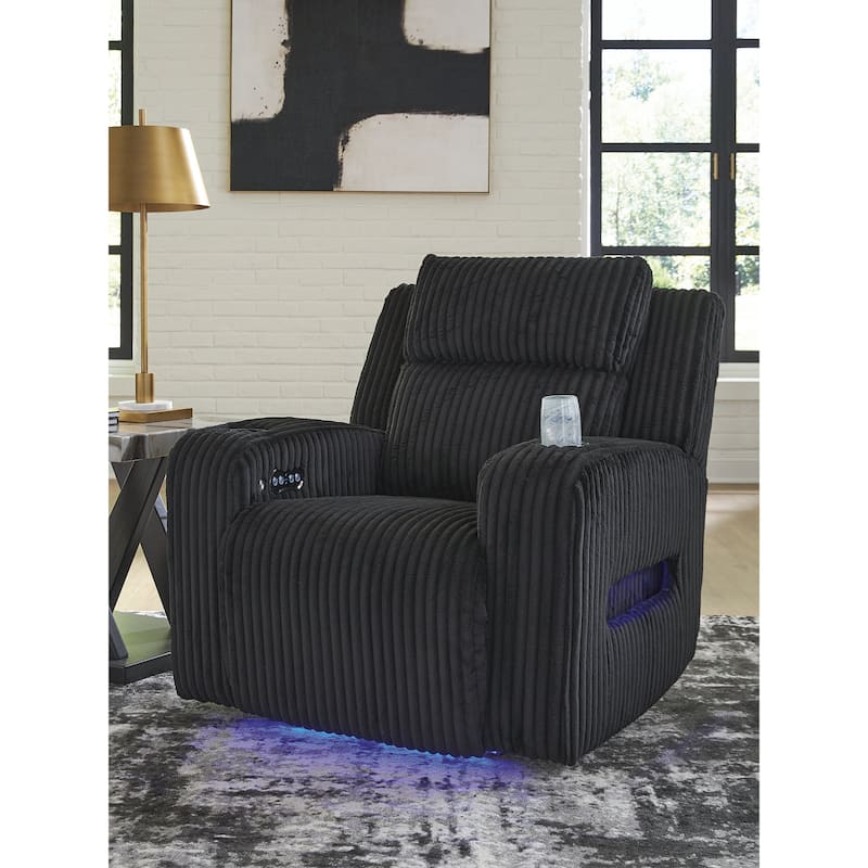 Signature Design by Ashley TwinBrooke Power Recliner - Black